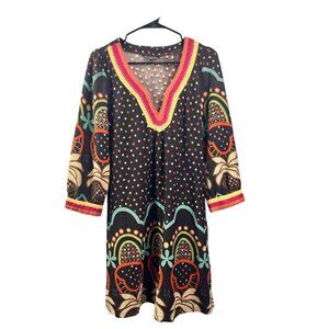 Luluvia Women's Brown Polkadot Dress